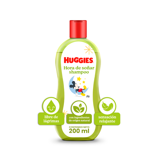 Shampoo Huggies Hora de Soñar Manzanilla 200 mil.